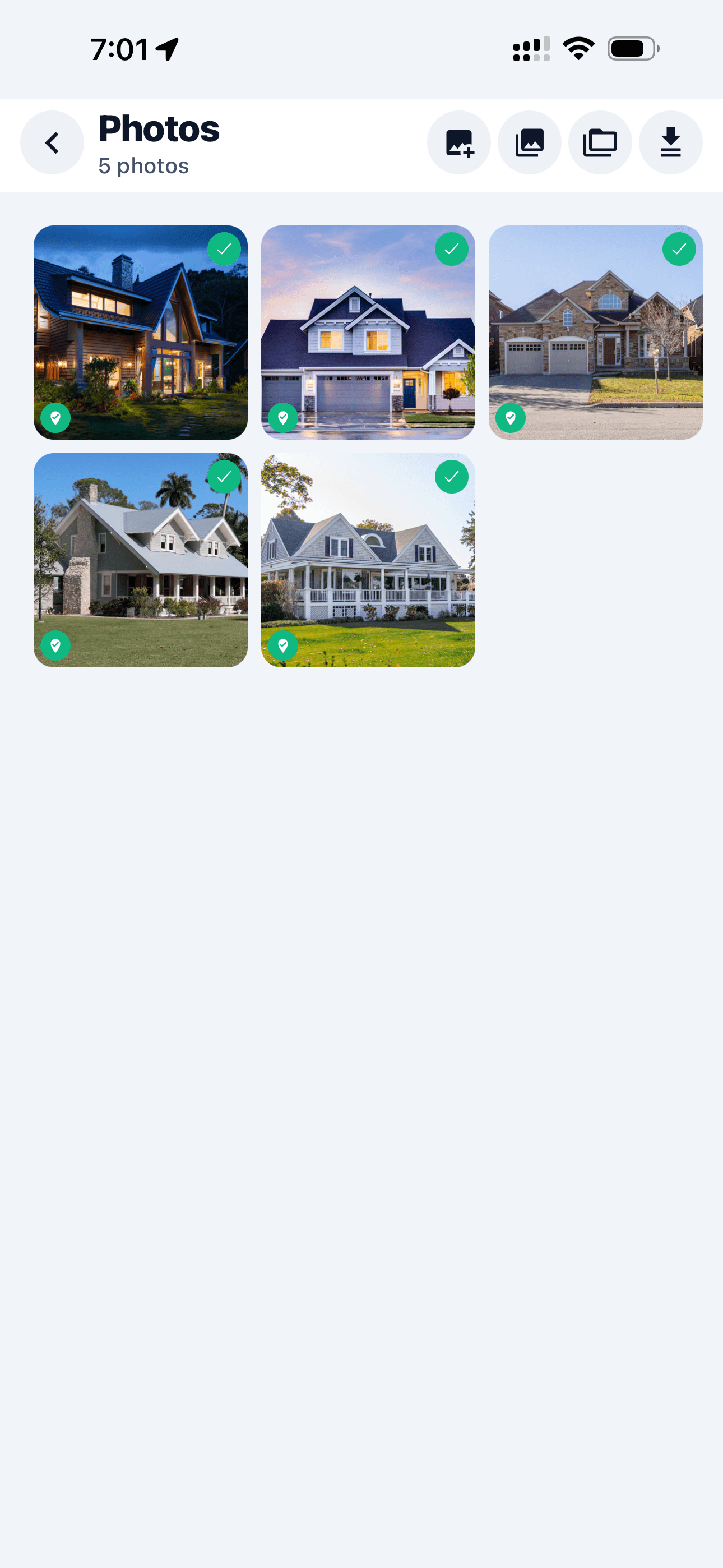 Verified job-site photos